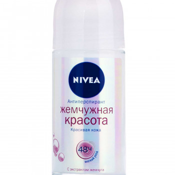 Кульковий дезодорант-антиперспірант NIVEA Краса перлин, жіночий, 50 мл