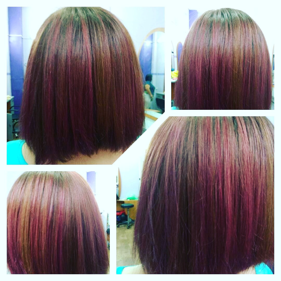 Сложное окрашивание балаяж шатуш, фото - Парикмахер-универсал Виктория