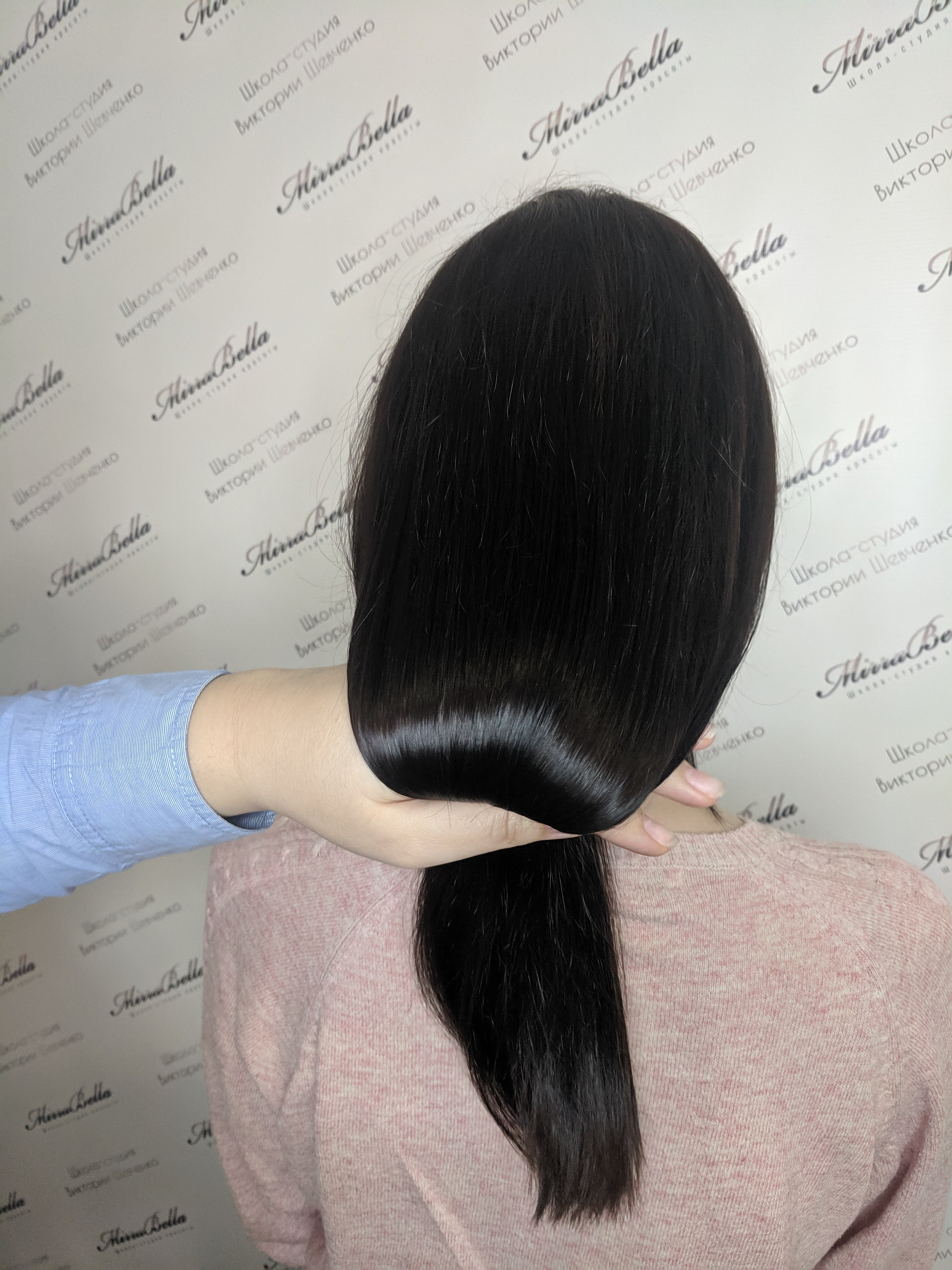 Черные волосы темный цвет волос темные, фото - Парикмахер Виктория Шевченко
