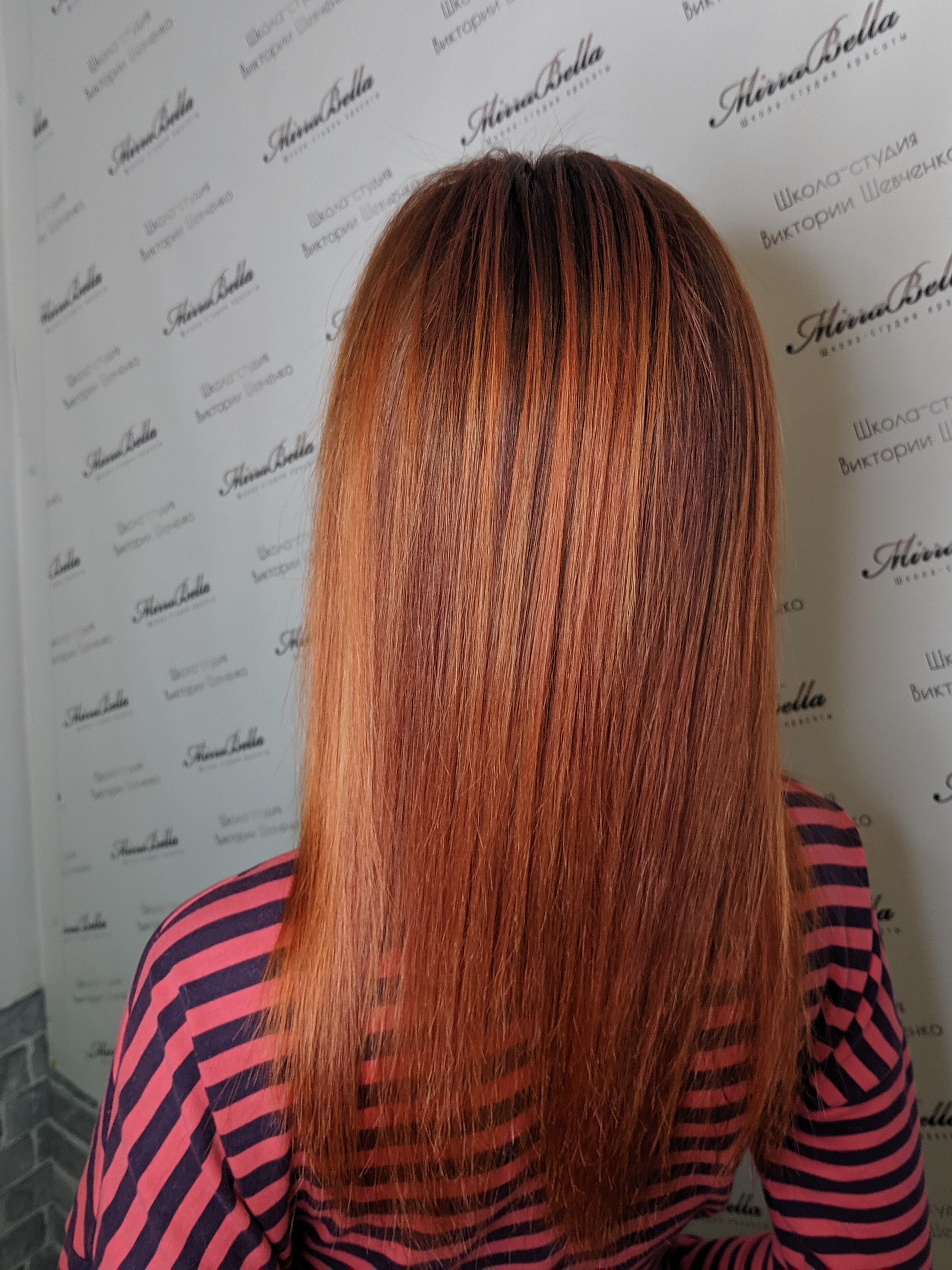 Сложное окрашивание аиртач контуринг, фото - Парикмахер Виктория Шевченко