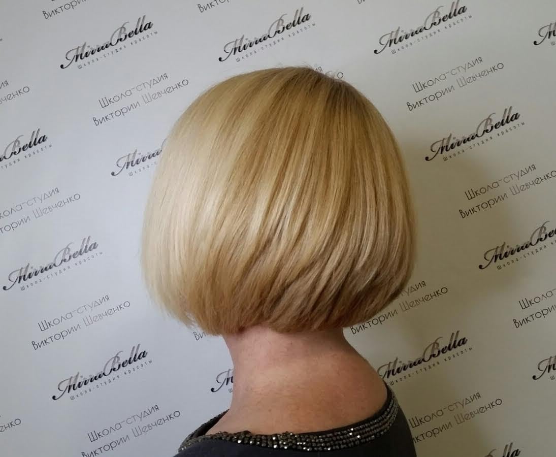 Стрижка боб-каре с челкой укладка каре, фото - Парикмахер Виктория Шевченко