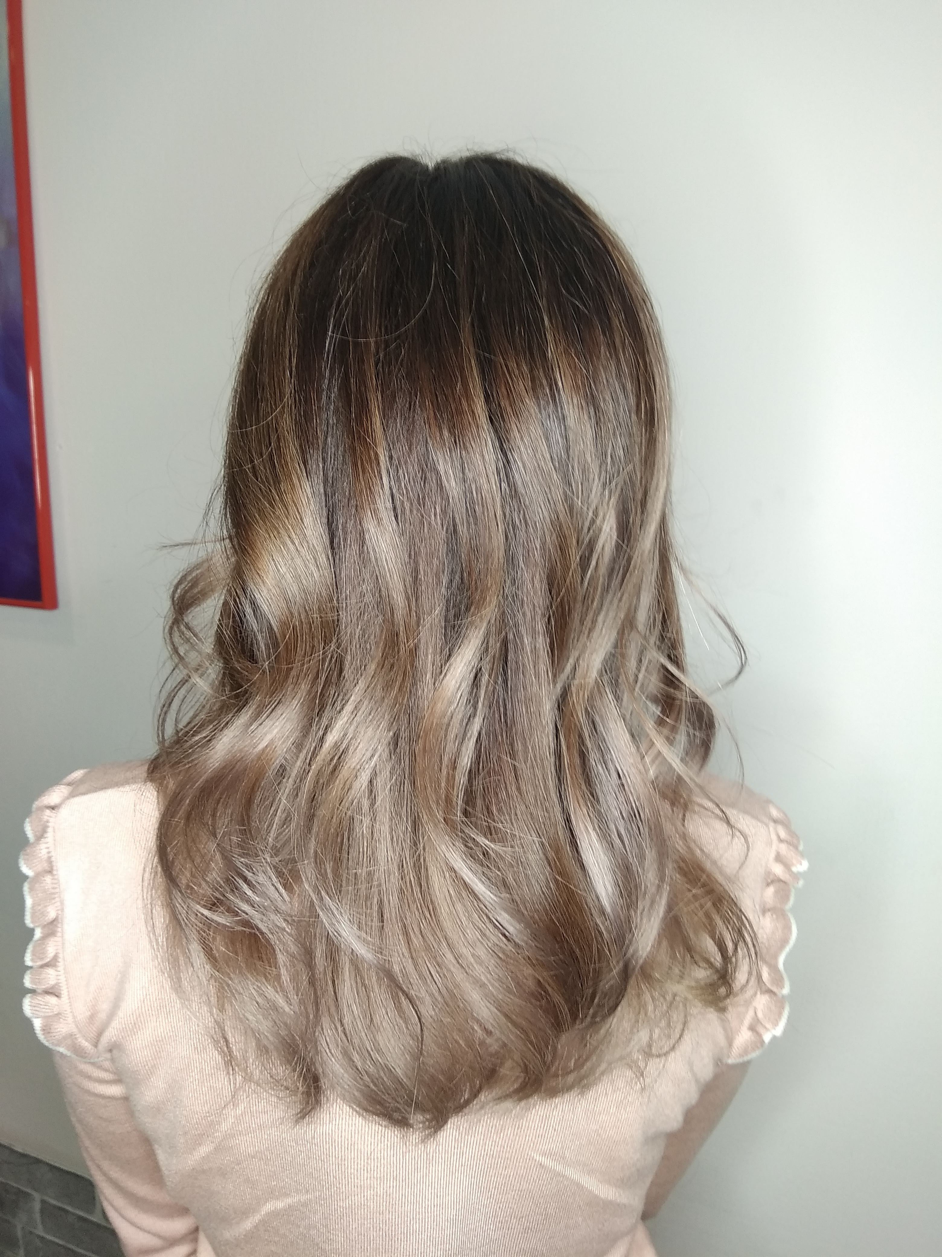 Сложное окрашивание блонд аиртач, фото - Парикмахер Виктория Шевченко