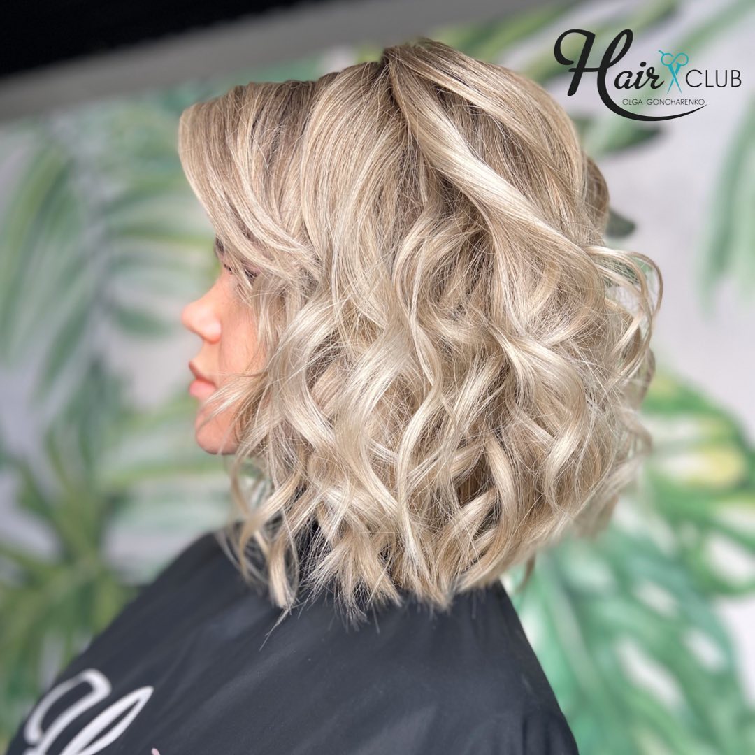 Стрижка каре женская блонд, фото - Студия красоты Hair Club