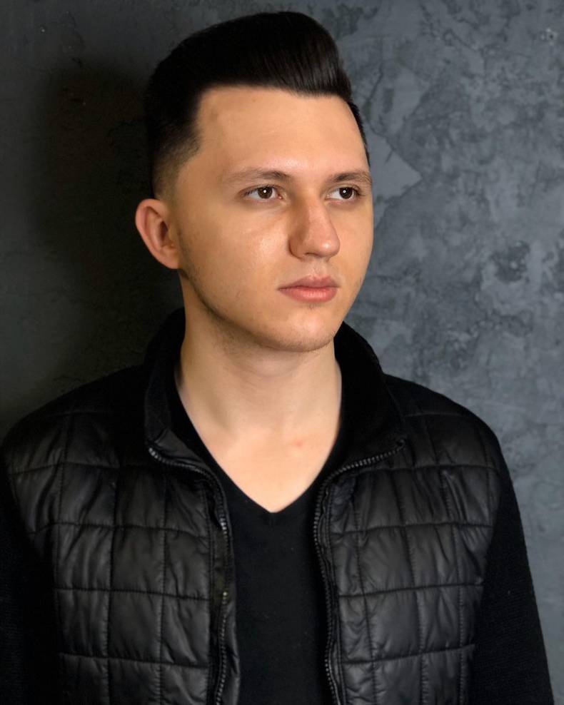 Мужская стрижка фейд модная, фото -  Cut Men