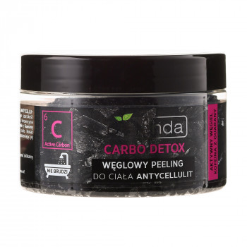 Вугільний сольовий скраб для тіла Bielenda Carbo Detox Антицелюліт, 250 мл