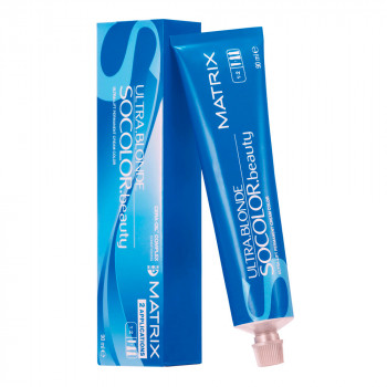 Освітлювальна крем-фарба для волосся Matrix Socolor Ultra Blonde (Pre-Bonded Permanent Blonde) Ul-P перламутровий, 90 мл