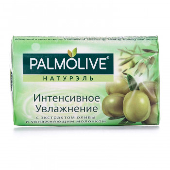 Туалетне мило Palmolive Натурель Інтенсивне зволоження, з екстрактом оливи та зволожувальним молочком, 90 г