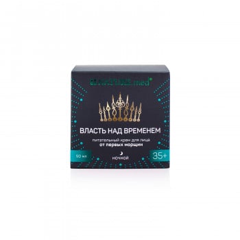 Нічний крем для обличчя NATURE.med Влада над часом, живильний, від перших зморщок 35+, 50 мл