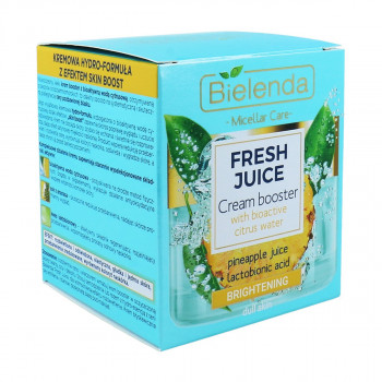 Крем для обличчя Bielenda Fresh juice зволожуючий з біоактивною цитрусовою водою, ананас, 50 ??мл