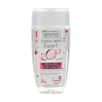 Двофазна рідина для зняття макіяжу з очей та губ Bielenda Clean Skin Expert, 150 мл