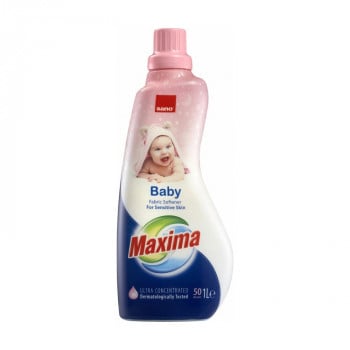Суперконцентрований пом'якшувач для білизни Sano Maxima Baby, 1 л