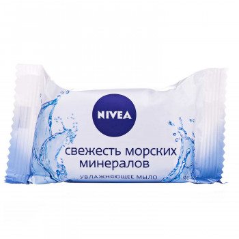 Зволожувальне мило тверде Nivea Свіжість морських мінералів, 90 г