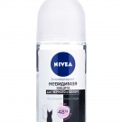 Антиперспірант NIVEA Чорне та Біле, невидимий, прозорий, кульковий, 50 мл