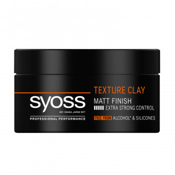 Текстурувальна глина для волосся Syoss Texture Clay фіксація 5 (екстрасильна), 100 мл