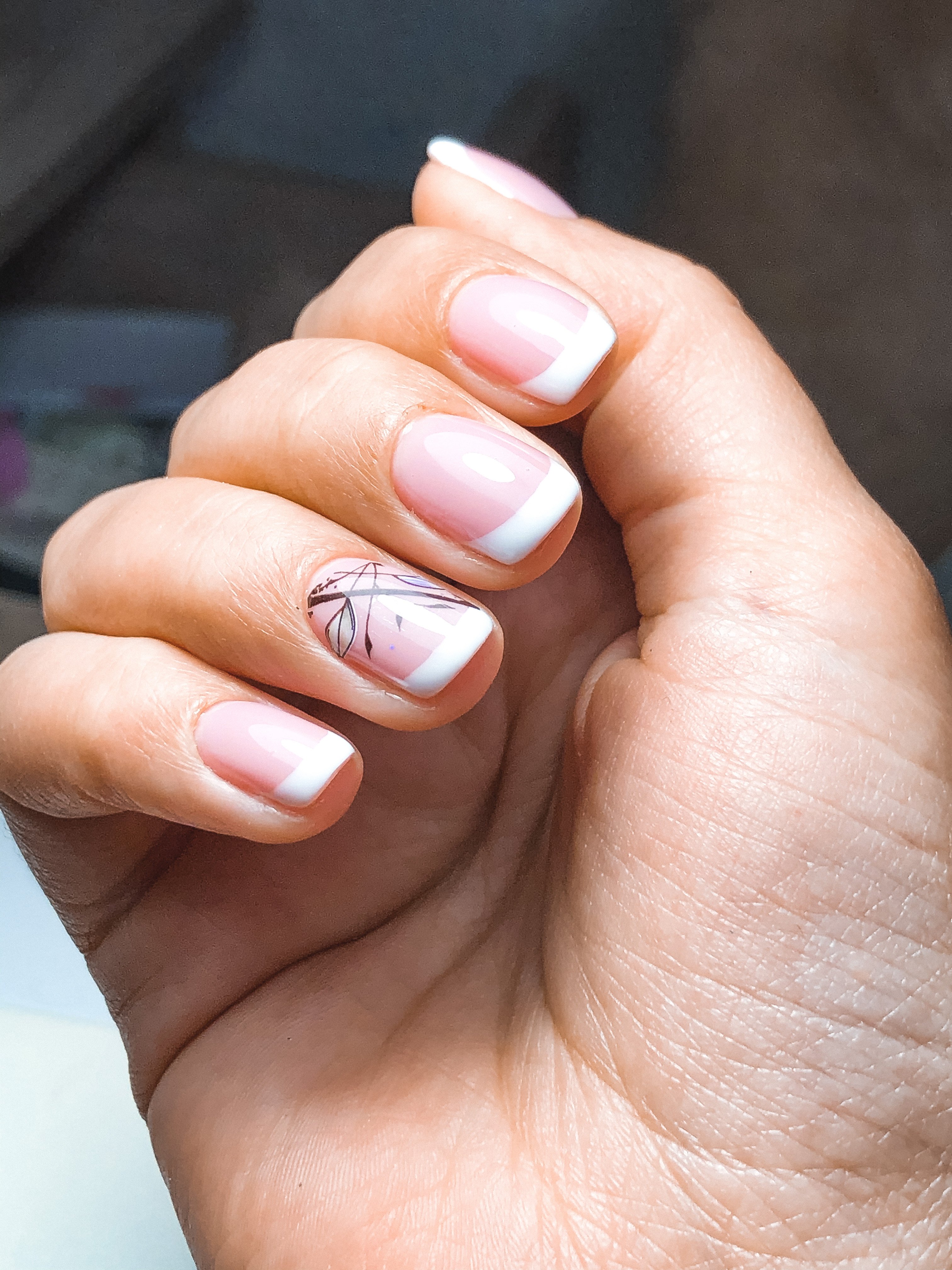 Манікюр на короткі нігті нюдовий французький, фото - Майстер манікюру Марта