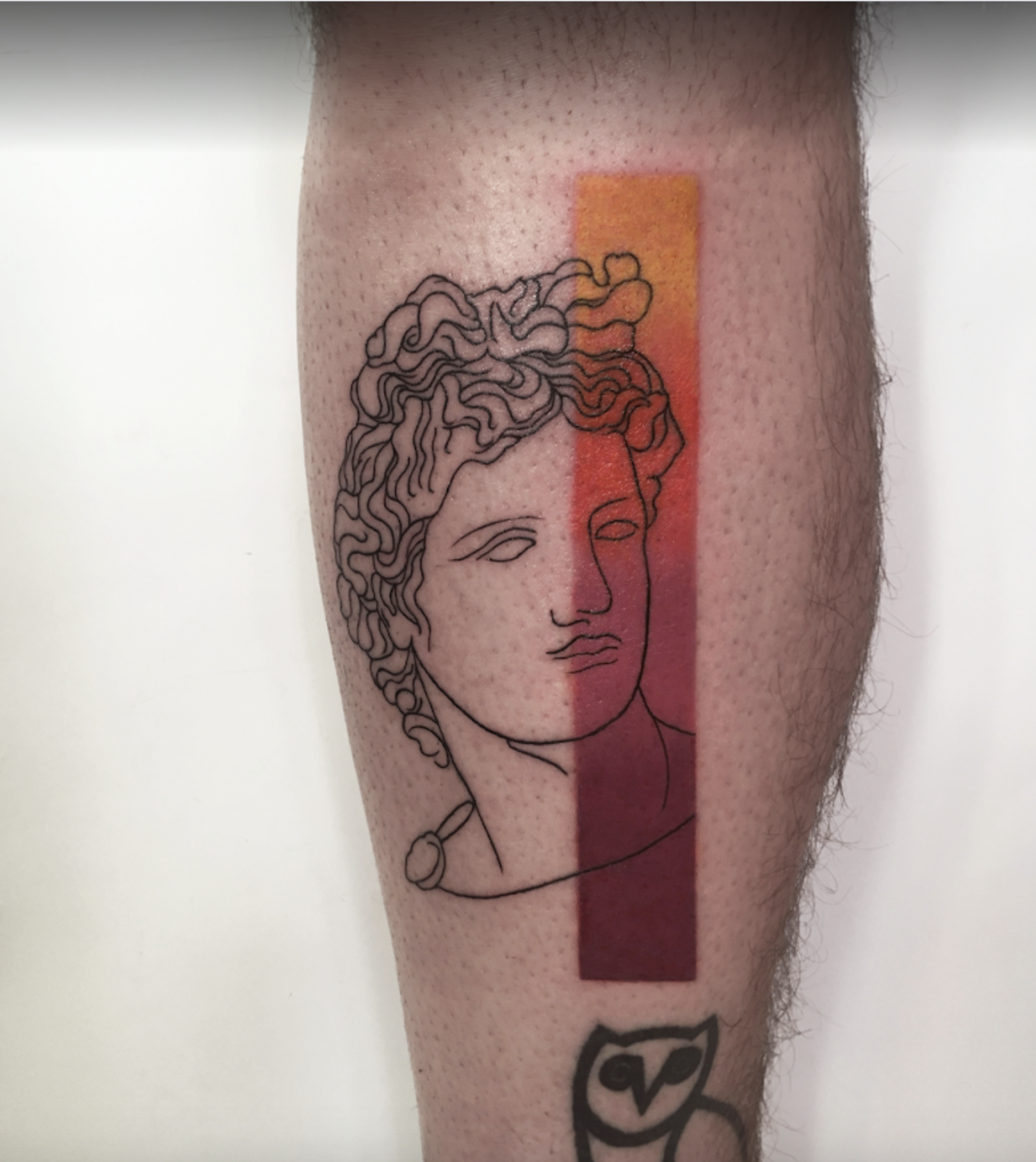 Для хлопців на нозі кольорові, фото - Тату салон Cartel Tattoo