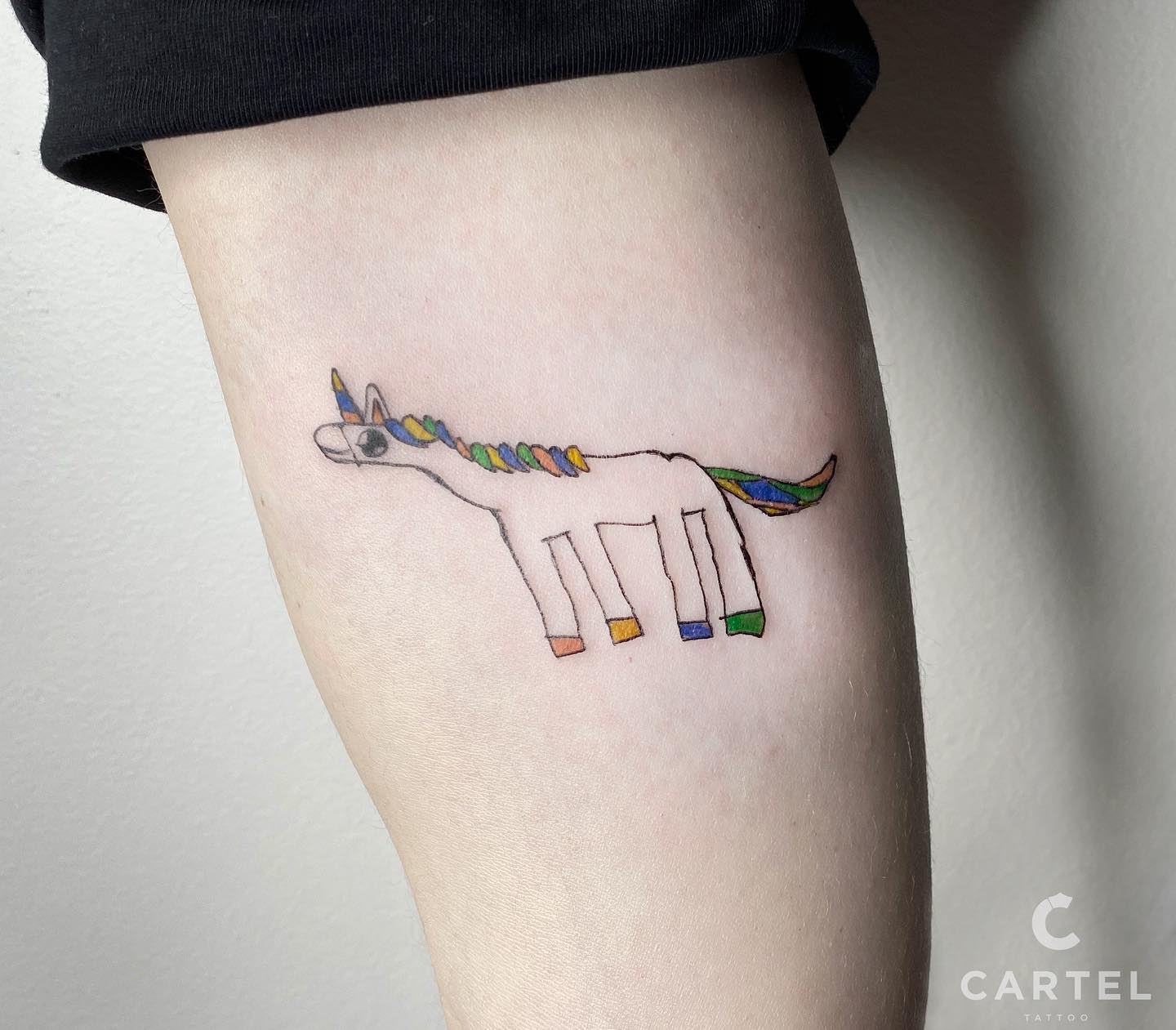 Для дівчат на руці кольорові, фото - Тату салон Cartel Tattoo