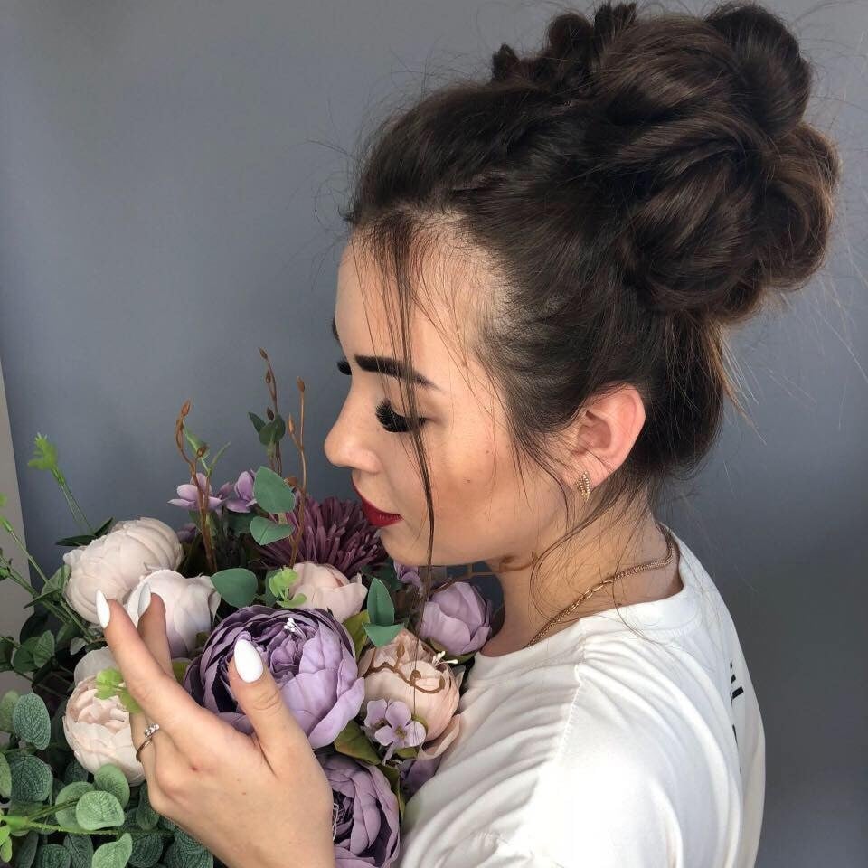 Шоколадний колір волосся брюнет коричневий, фото - Салон краси Лия