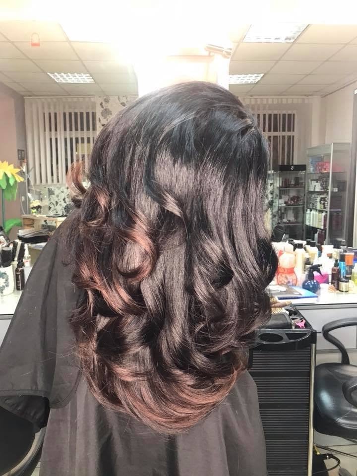 Приховане фарбування складне омбре, фото - Салон краси Лия