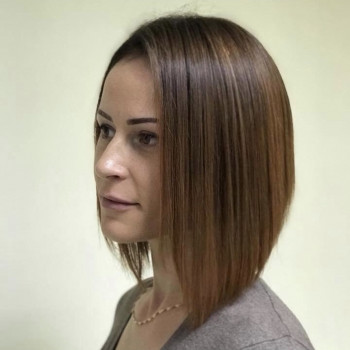 женская стрижка, стрижка для девочки, окрашивание волос, прямые волосы, выпрямление волос