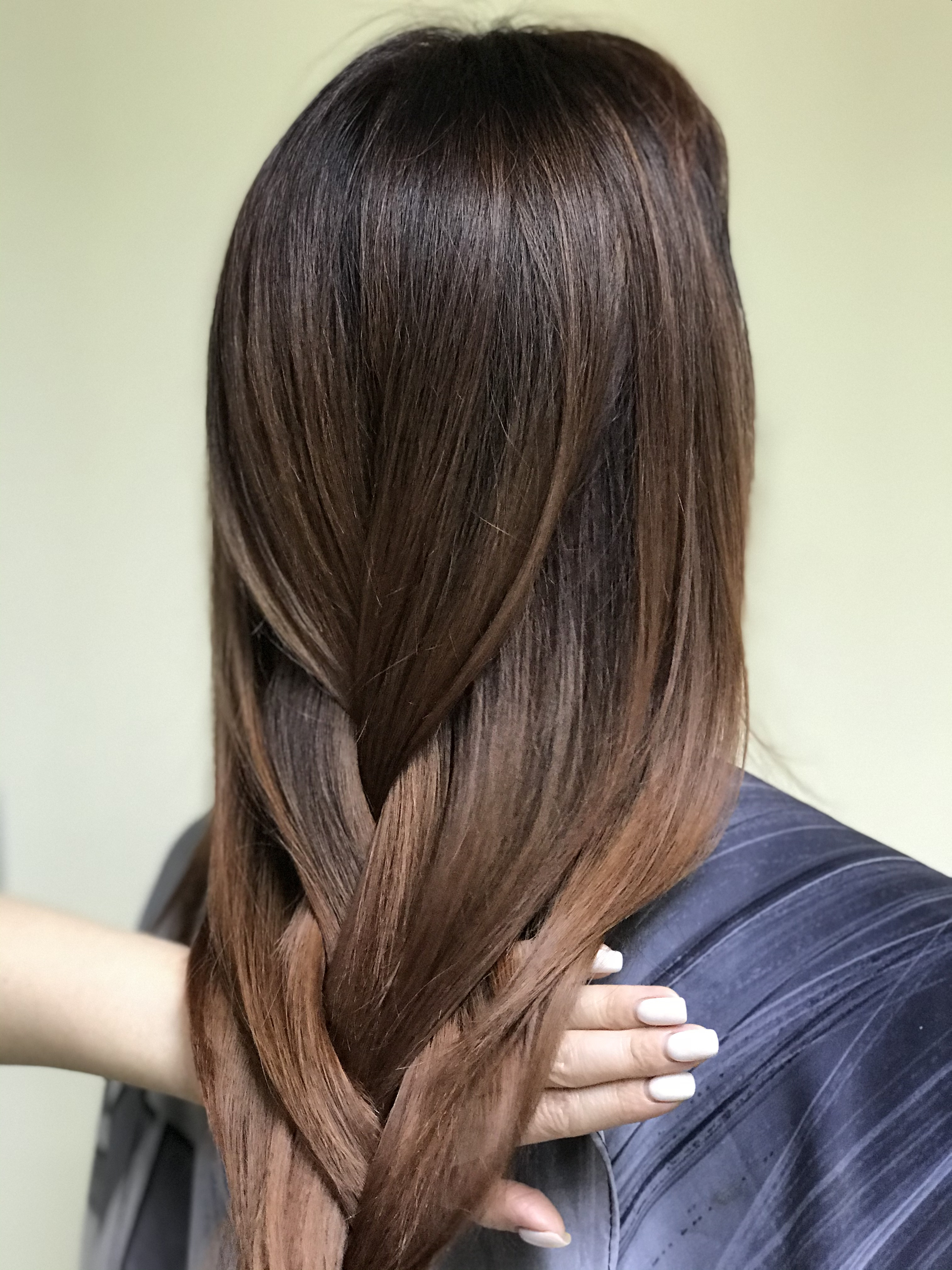 Окрашивание омбре сомбре сложное, фото - Салон красоты Лия