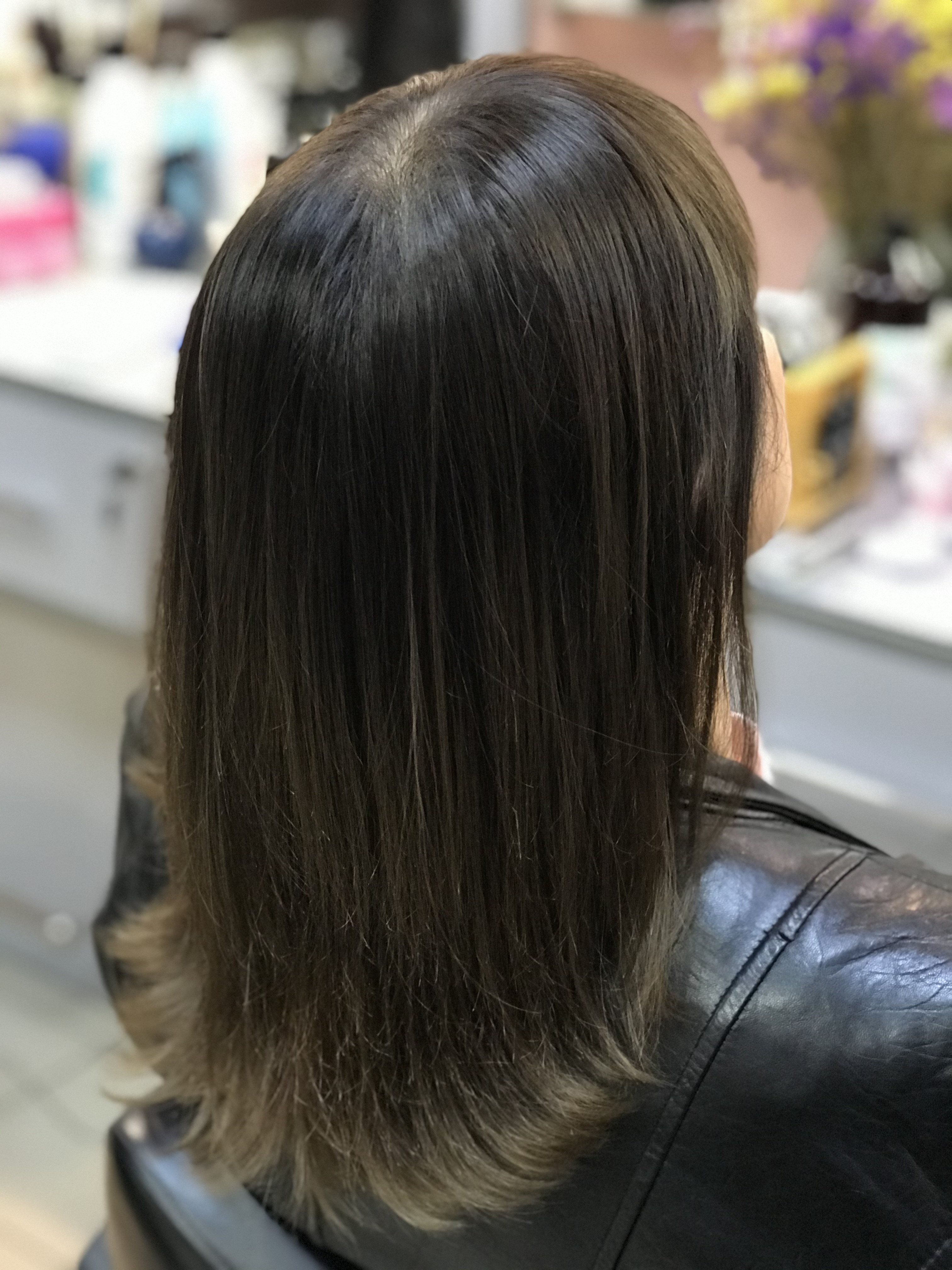 Контуринг темний колір волосся темне, фото - Салон краси Лия