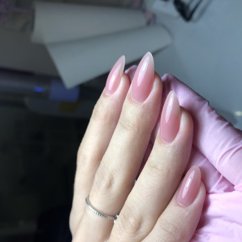 Вирівнювання нігтьової пластини, фото - нігтьова студія AG nail studio