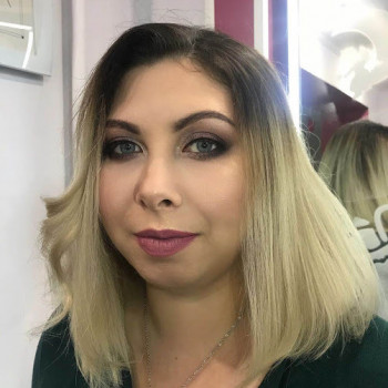 вечірній макіяж для голубих очей