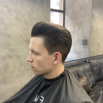 Мужская стрижка квифф, фото - Барбер Саша Лис