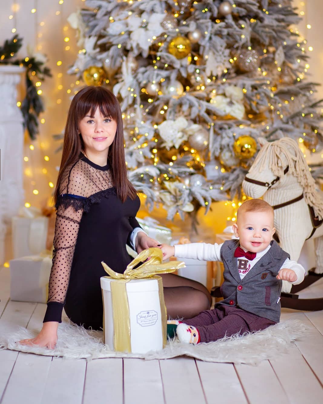 Новорічна фотосесія сімейна у студії, фото - Фотограф Андрій Клим'юк