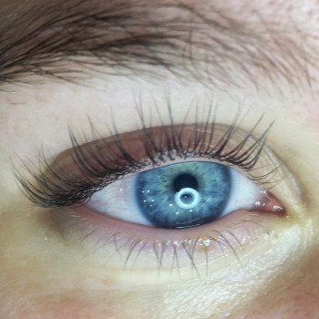 Результат ламинирование ресниц