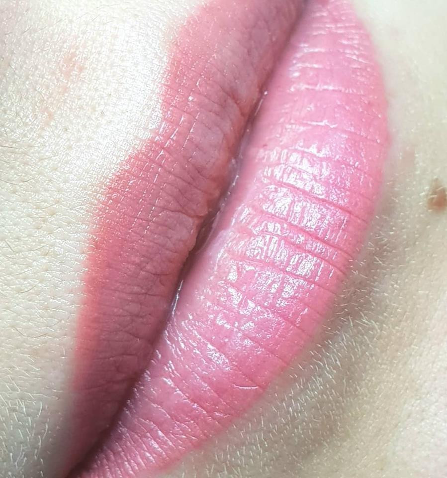 Перманент губ татуаж перманентный макияж, фото - Тату салон Lady-Tattoo