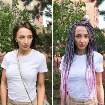 Афроплетіння афрокоси, фото - Брейдер Сергей Брага