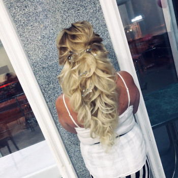 Весільна зачіска грецька коса, фото - Перукар-стиліст Валерія Капінос