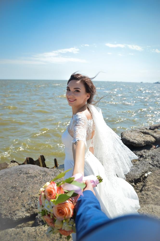 Свадебная фотосессия лав стори на море, фото - Фотограф Игорь Фатеев