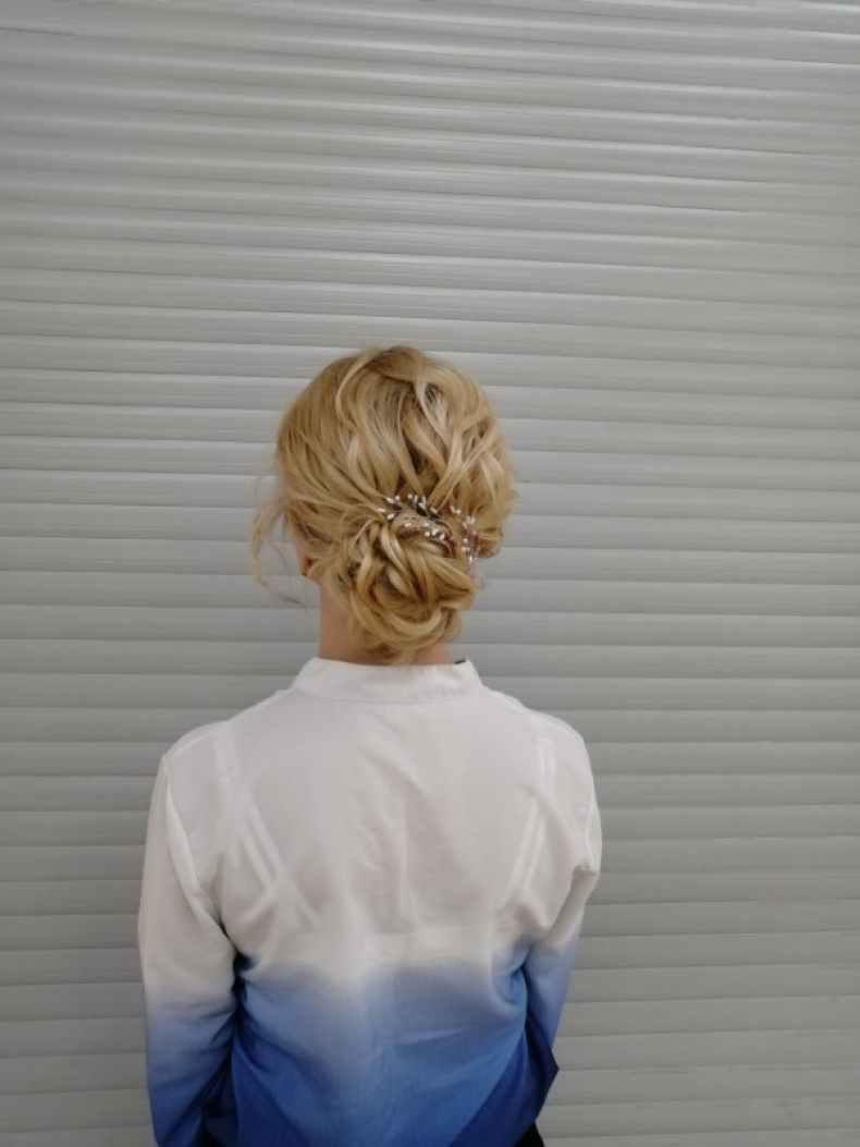 Вечерняя и свадебная прическа, фото -  