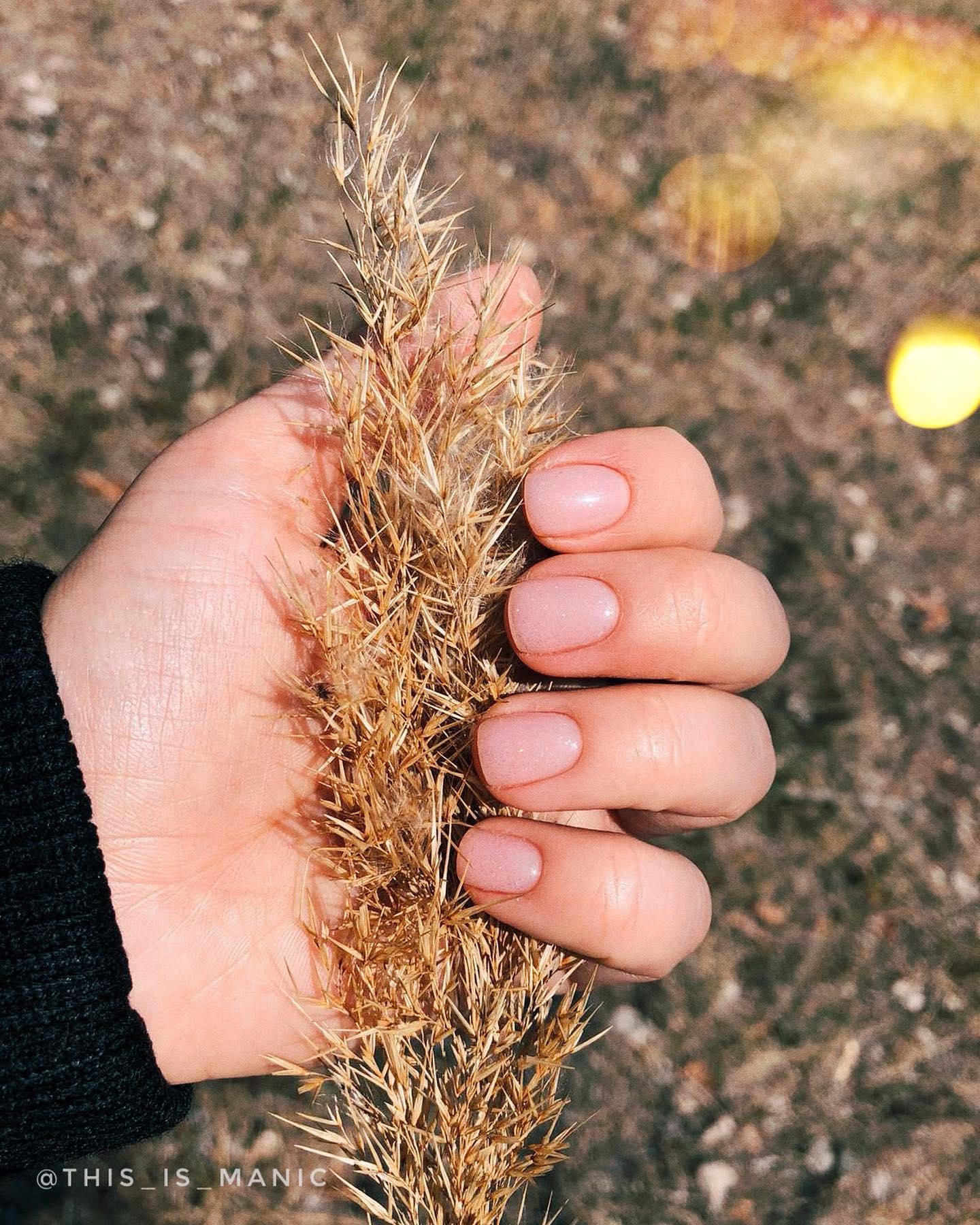 Манікюр на короткі нігті ніжний нюдовий, фото - Нігтьова студія THIS IS MANIC nail studio