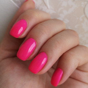 Маникюр на короткие ногти розовый квадратные, фото - Лэшмейкер Ирина Лазарь