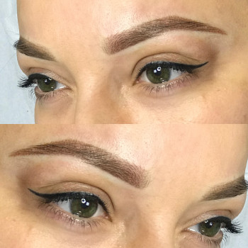 Зажившие стрелочки и брови