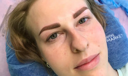 Перекрытие старого татуажа бровей Майстер татуажу Ирина Панкрашина Київ