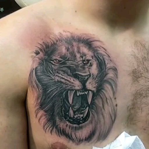 Мужские реализм черно-белые, фото - Тату салон Inked