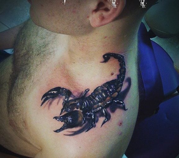 Мужские реализм на груди, фото - Тату салон Inked