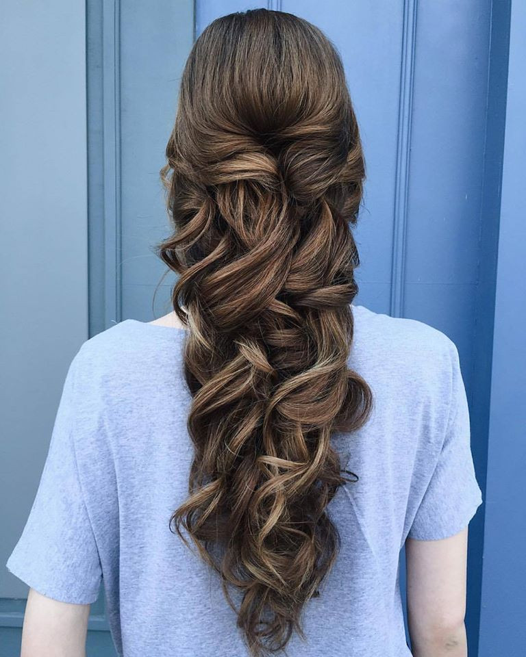 Стрижка на длинные волосы женская укладка волос, фото - Студия красоты QKLA beauty house