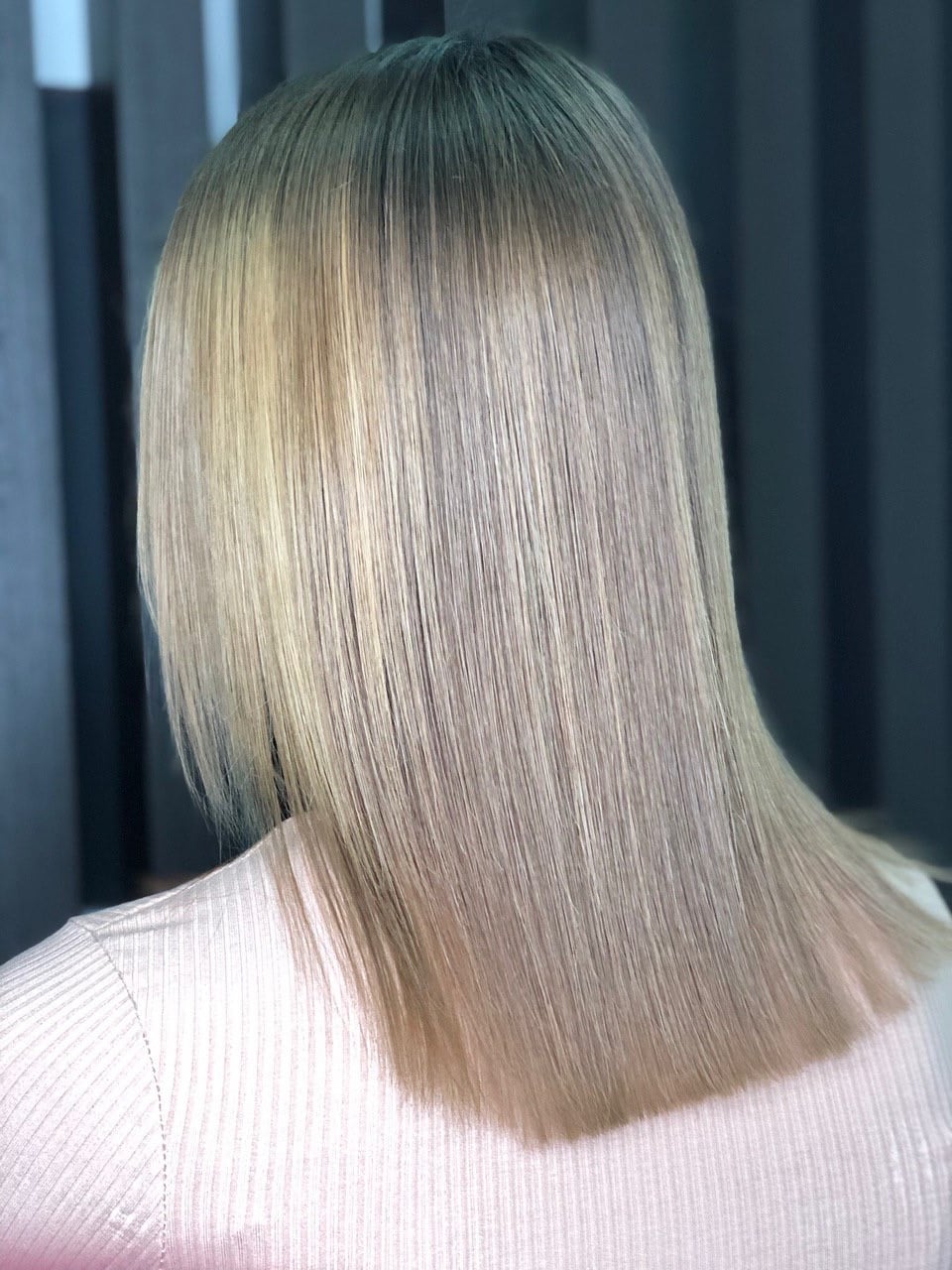 Стрижка на средние волосы женская укладка волос, фото - Студия красоты WOW HAIR STUDIO