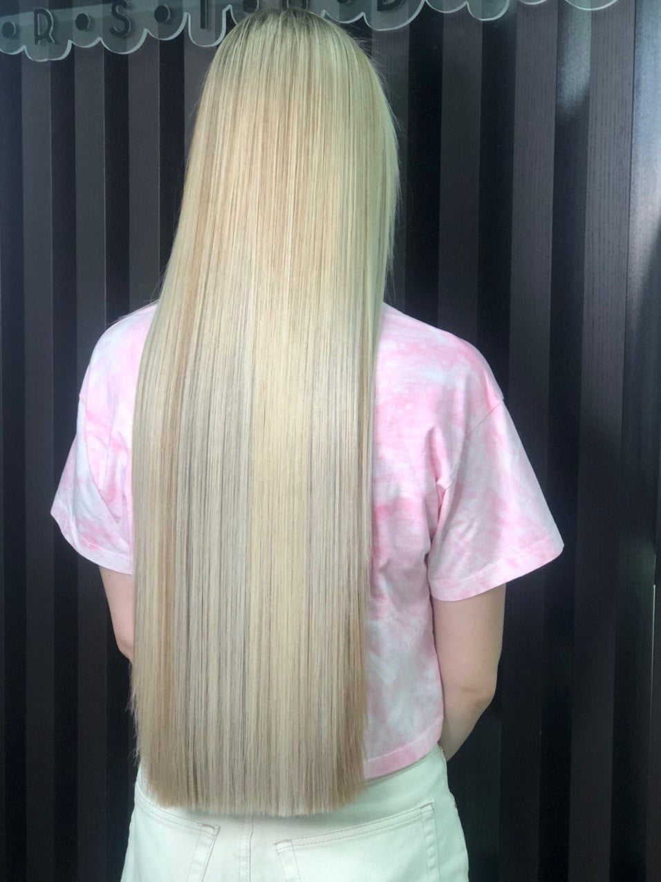 Стрижка на длинные волосы укладка блонд, фото - Студия красоты WOW HAIR STUDIO