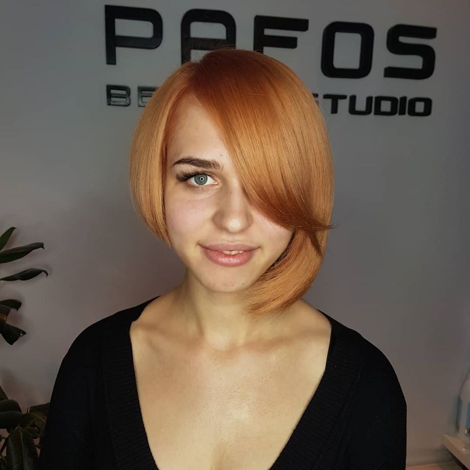 Стрижка боб женская на короткие волосы, фото -  Pafos Beauty studio