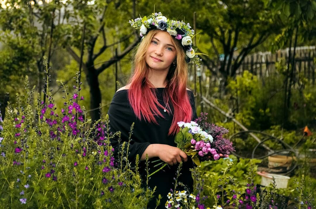 Фотосесія з вінком, фото - Сімейний фотограф Николай Кенгели