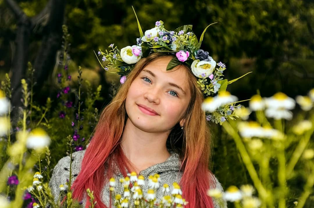 Фотосесія з вінком, фото - Сімейний фотограф Николай Кенгели