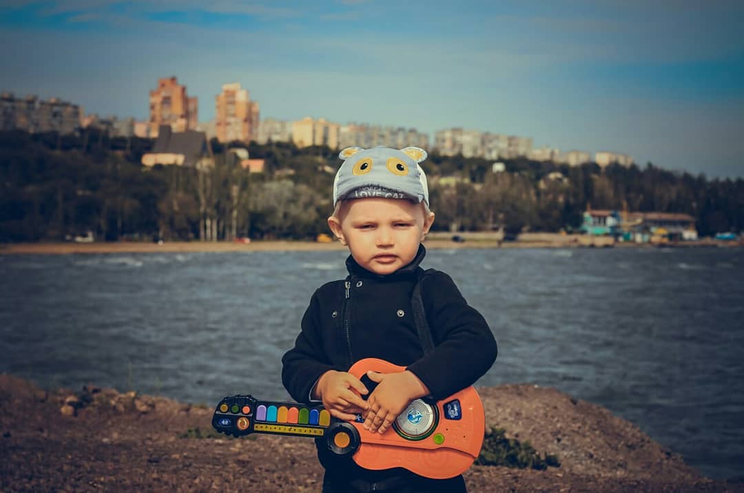 Фотосесія з гітарою, фото - Сімейний фотограф Николай Кенгели