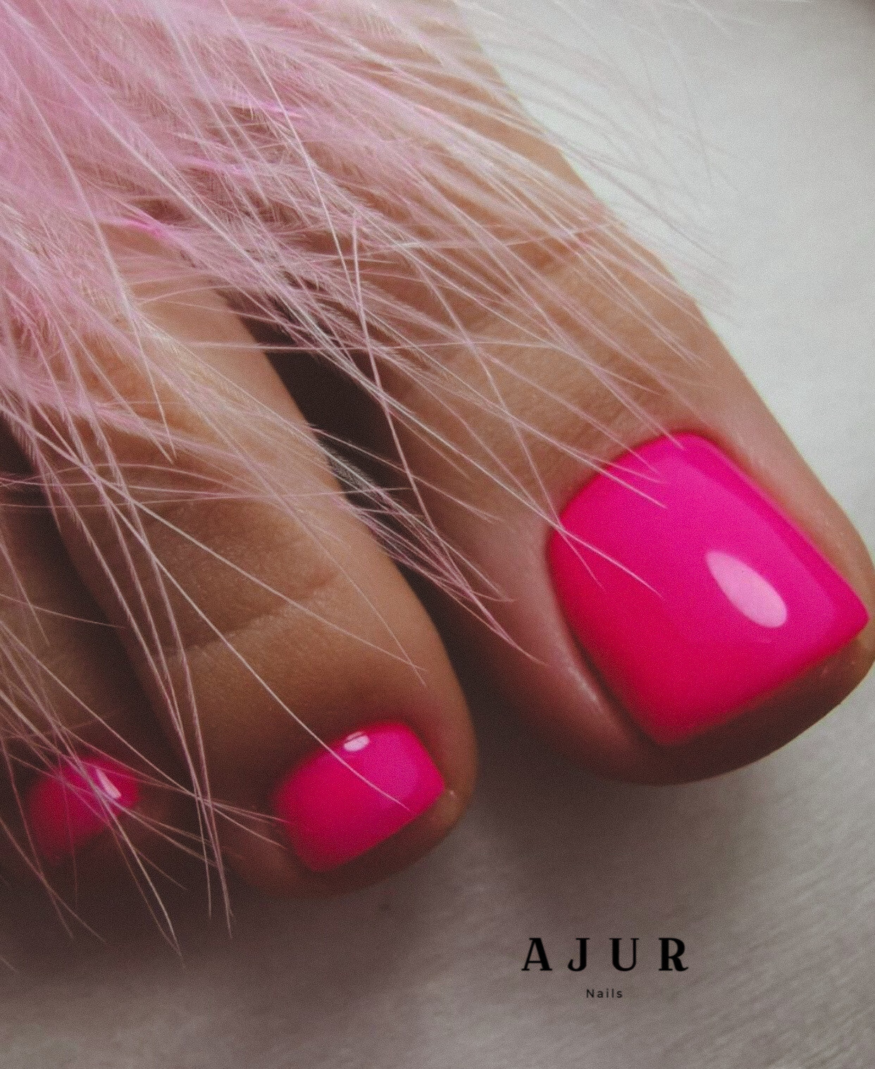 Педикюр красивый летний, фото - Студия красоты Ajur Nails